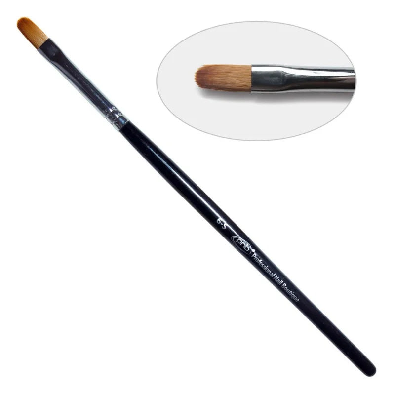 PNB brush for gel oval 6-S NYLON Premium (Original)