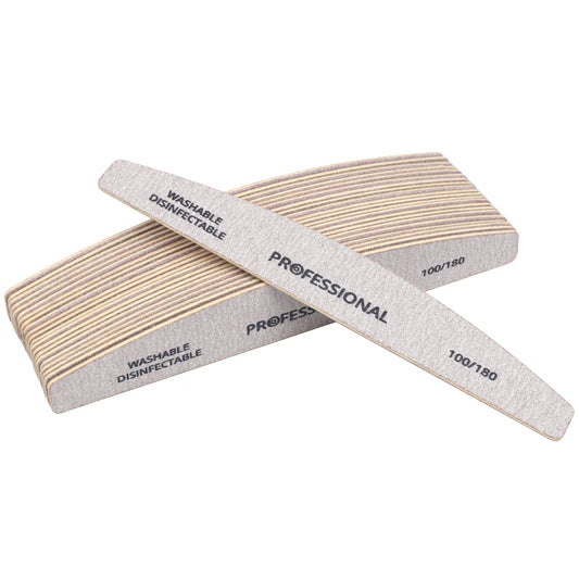 Nail File 100/180 Bridge Shape 1 pc